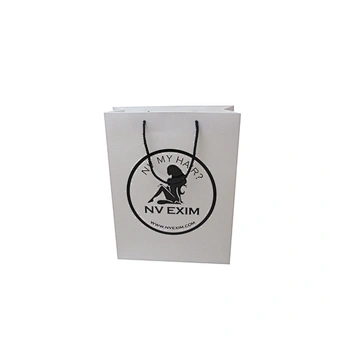 The Best Price High-Quality White Gift Paper Bags with Custom Logo